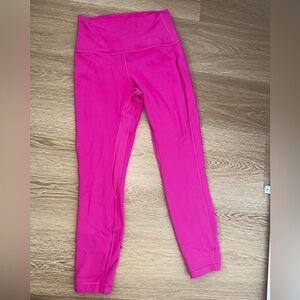 Pink LuLu Lemon workout pants